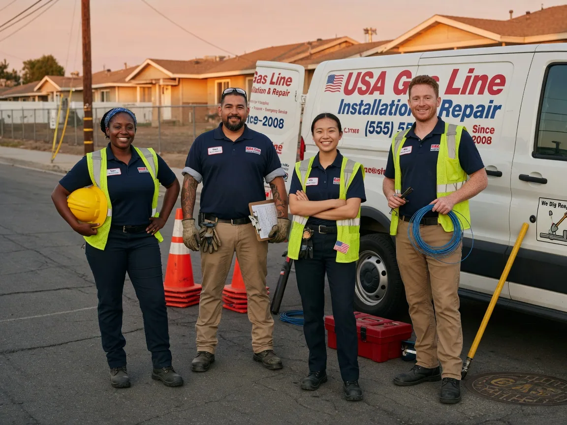 Gas Line Installation company in Blain, PA